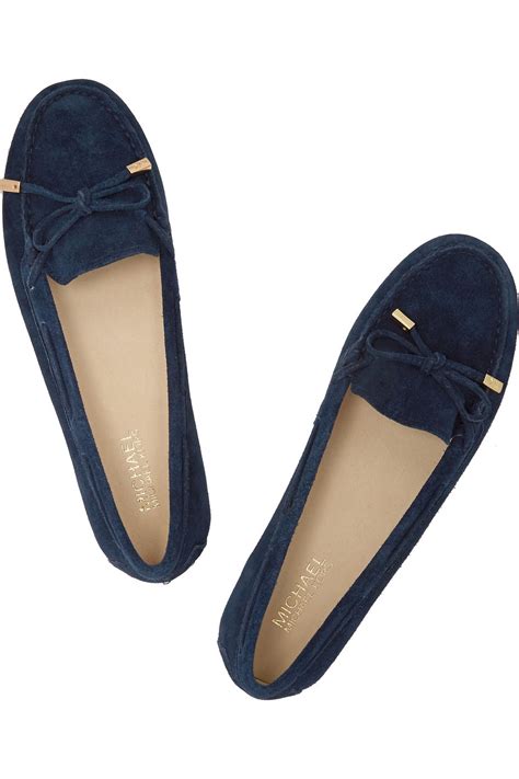 michael michael kors alice loafer|Michael Kors suede loafers.